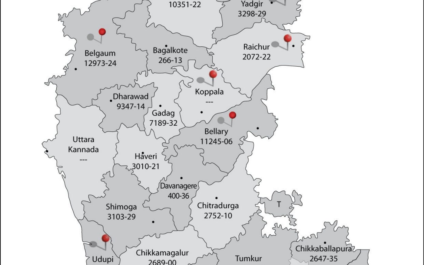 Location Map of Karnataka