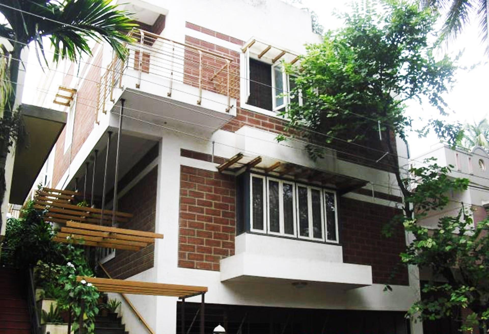Kerala Roof Railing Design Of A House In India