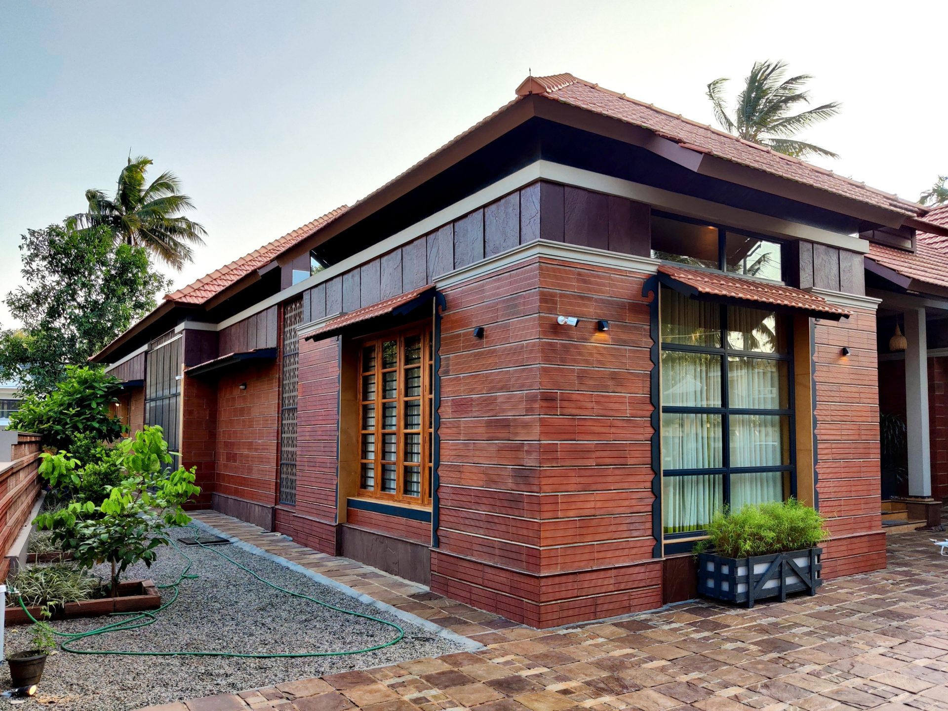 Porotherm clay brick house