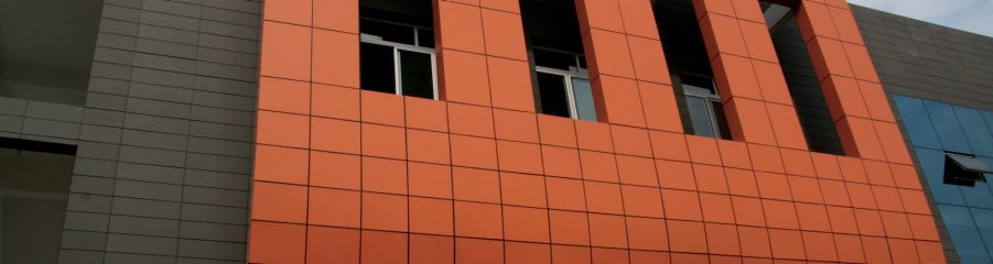 Clay ventilated Facade construction
