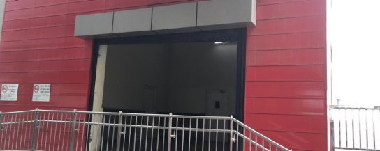 clay facade building front view