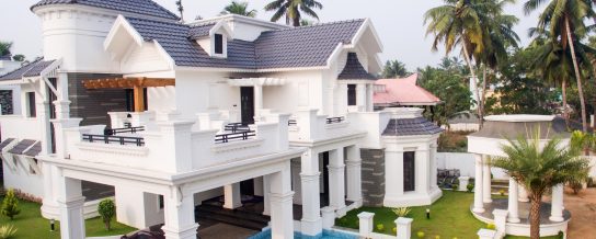 Pitched roof individual house