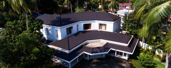 Pitched roof individual house