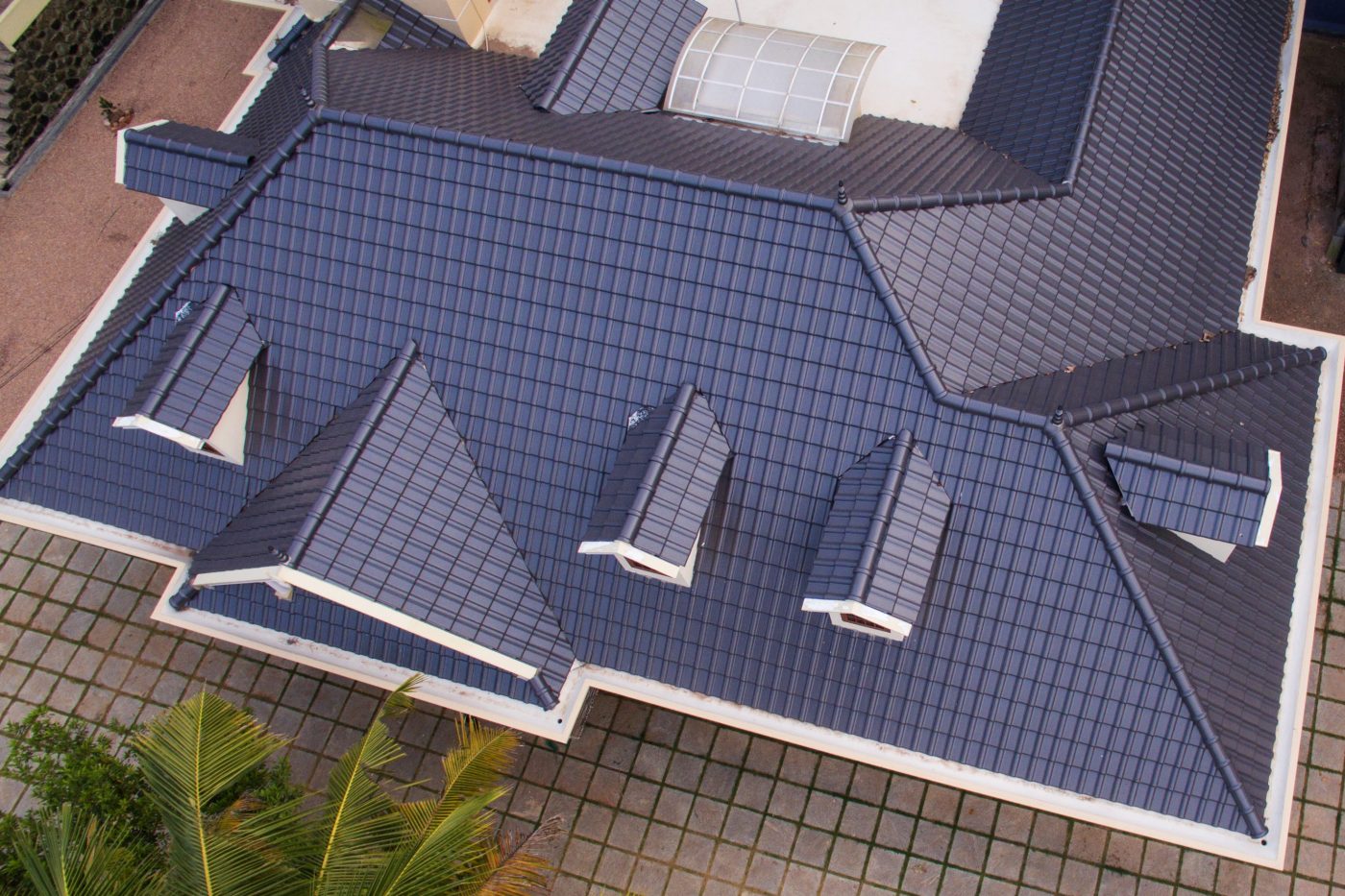 Pitched roof individual house