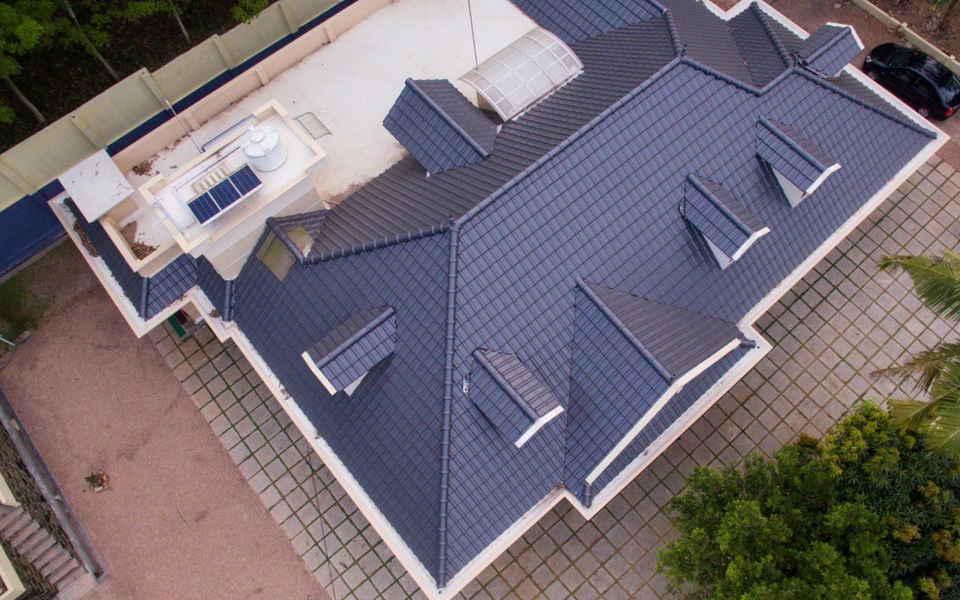 koramic clay slope roof